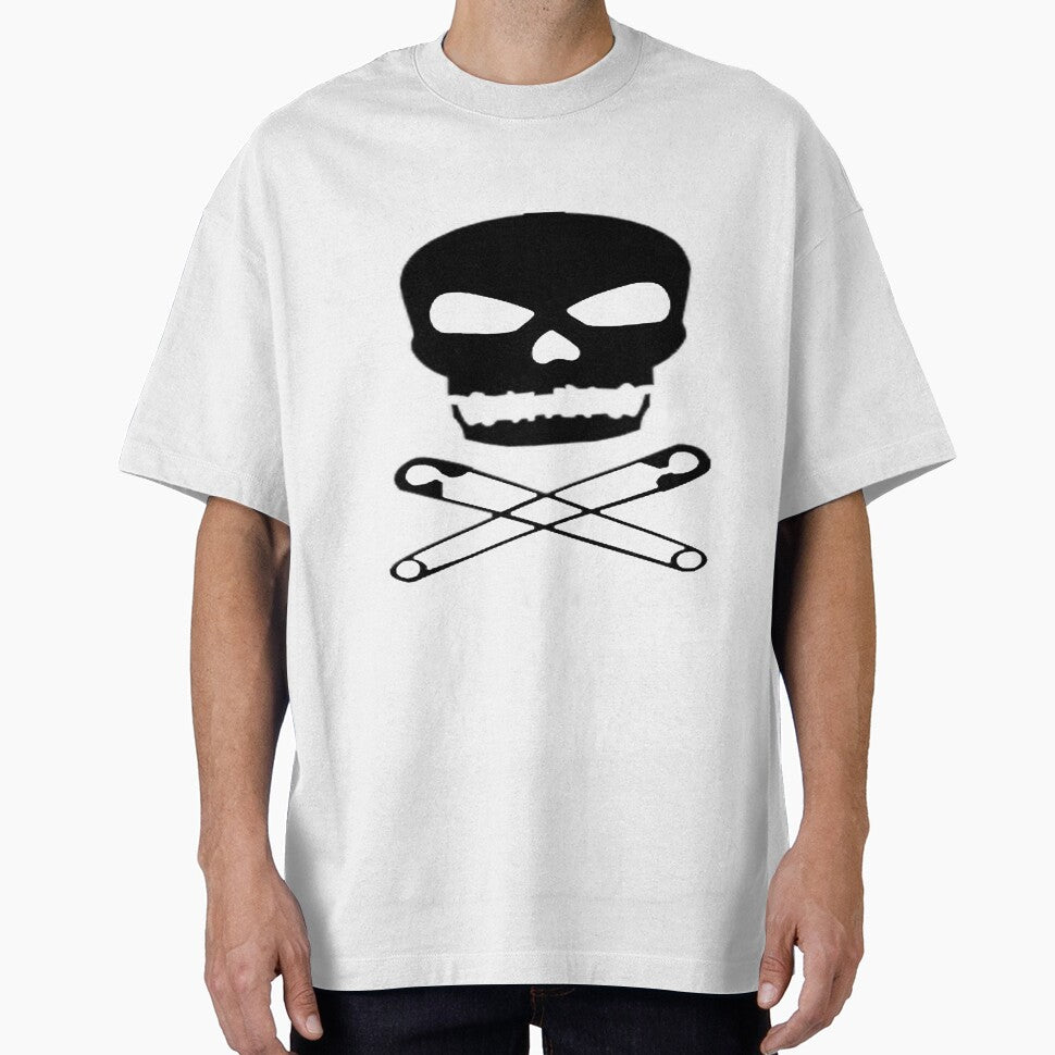 Skull and Crossed Pins - Punk by SerpentSkyArts