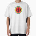 Rainbow Peace Badge by pinkmonkeybird
