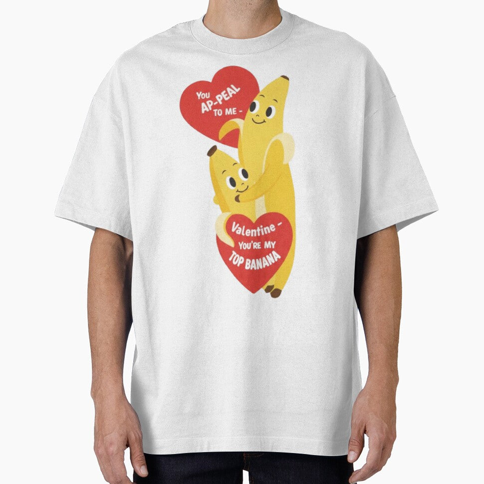 You're My Top Banana - Funny Peel Appeal Valentine Pun Art by JonathanP514