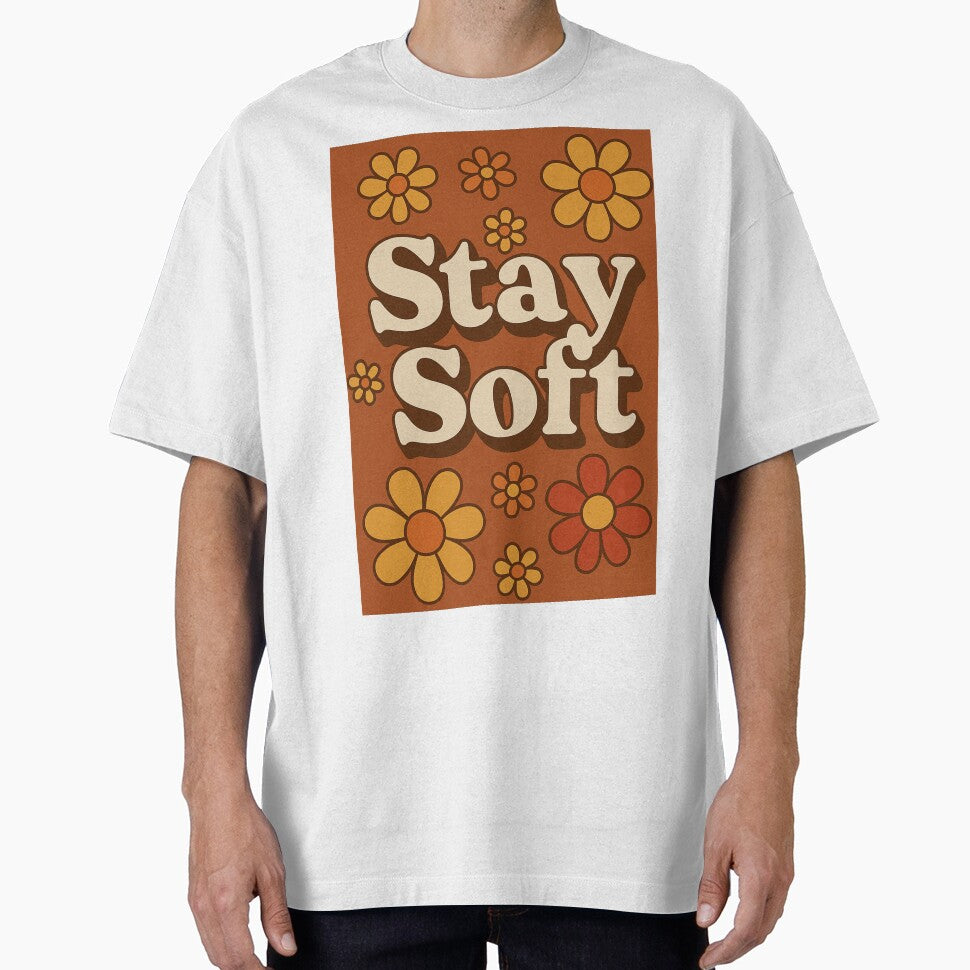 stay soft typo essential tshirt by anandsiva2703