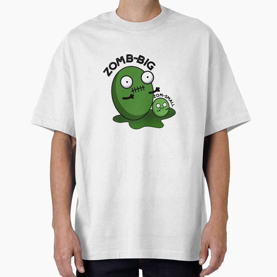 Zom-big Zom-small Cute Halloween Zombie Pun by punnybone