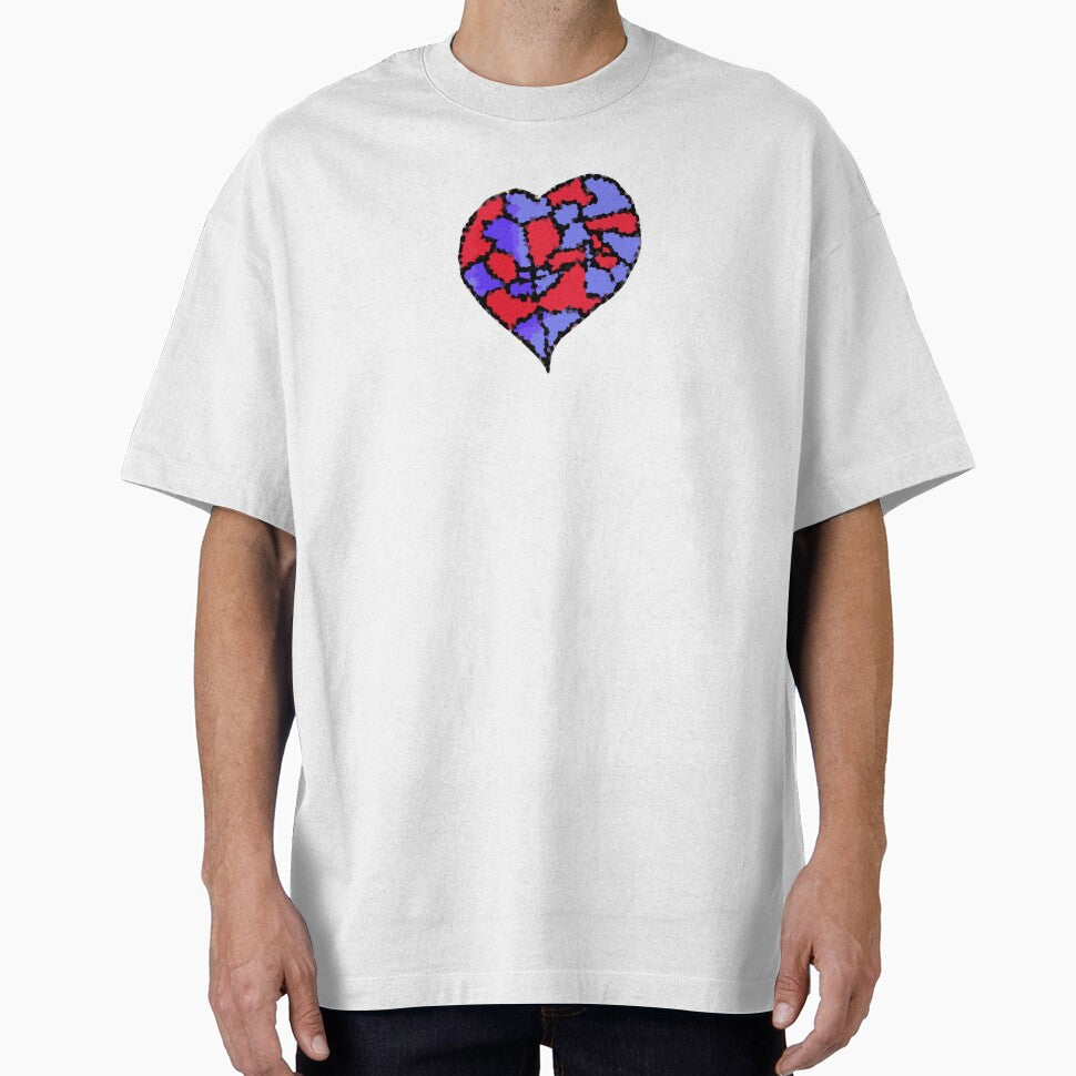 Valentines Day heart pixelated heart design by Coffeemerc117