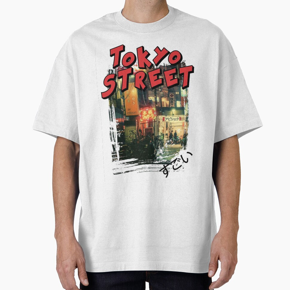 Tokyo Nights: A Retro Street Adventure Tee by CireArt