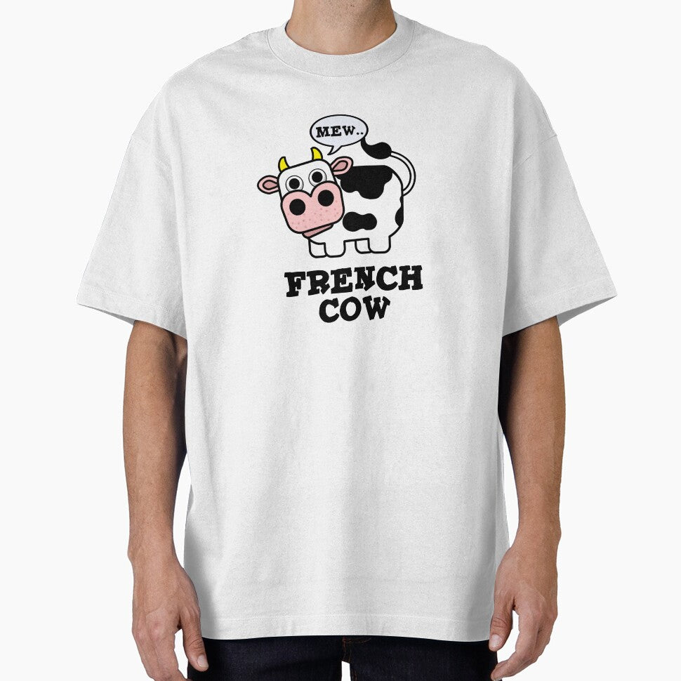 French Cow Cute Animal Pun by punnybone