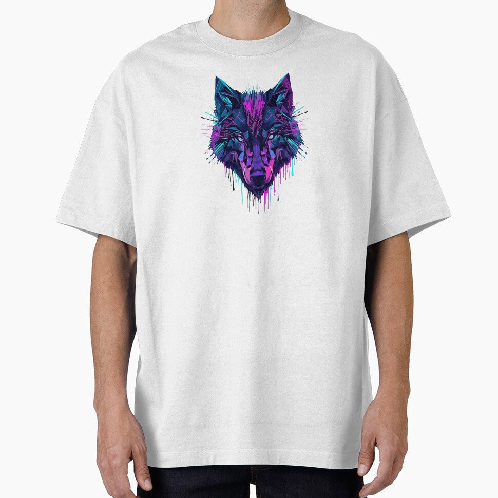 Geometric Wolf Head by garts