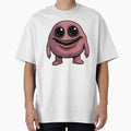 Creepy Pink Blob Monster Cute Horror Illustration by Th4d1us