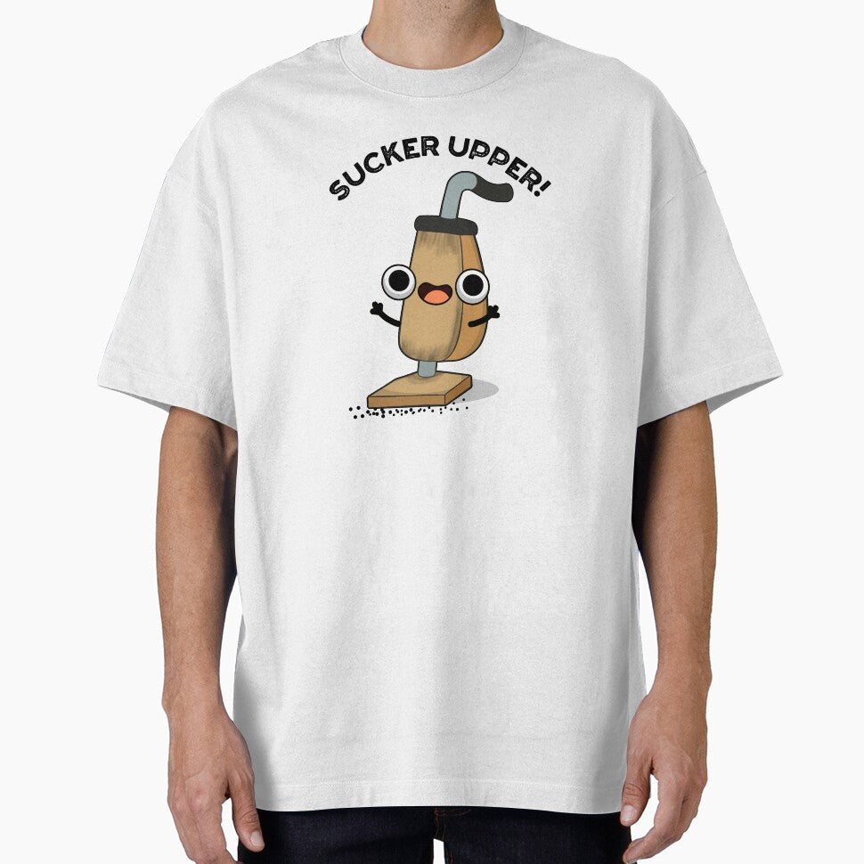Sucker Upper Funny Vacuum Cleaner Pun by punnybone