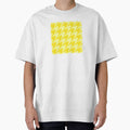Lemon Houndstooth by curtjankadesign