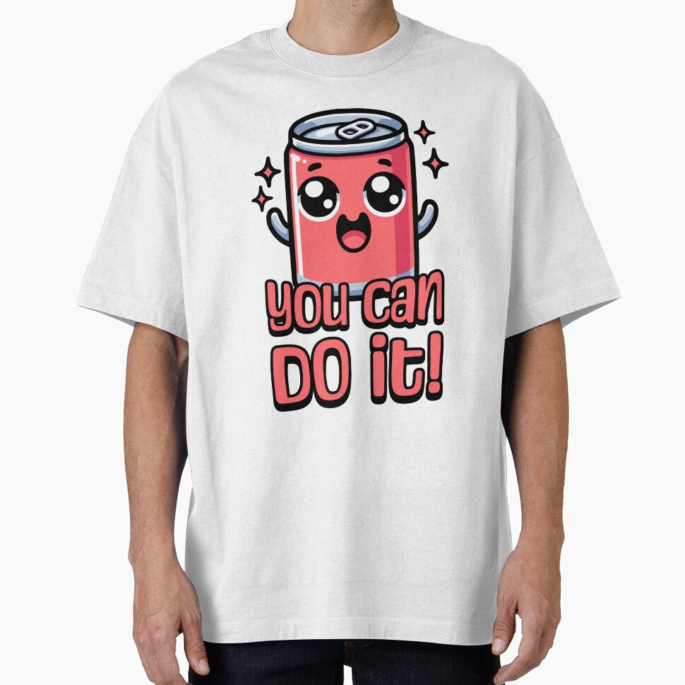 You Can Do It! Cute Soda Can Pun by PMCreative