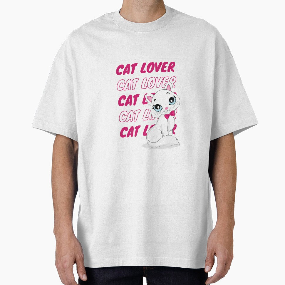 Cat Lover Cute Kitty Cartoon Pink Aesthetic Cat Lover Gift Design by PixelVibe Art