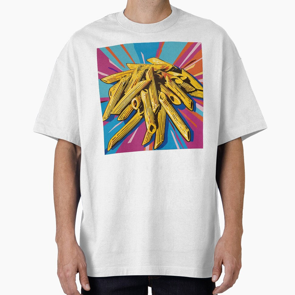 Penne Pasta Pop Art 4 by AstroRisq
