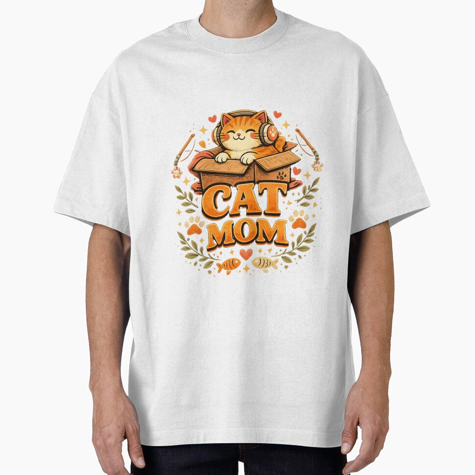 Cute Cat Mom Retro Cat Lover Design by Wolf Creator