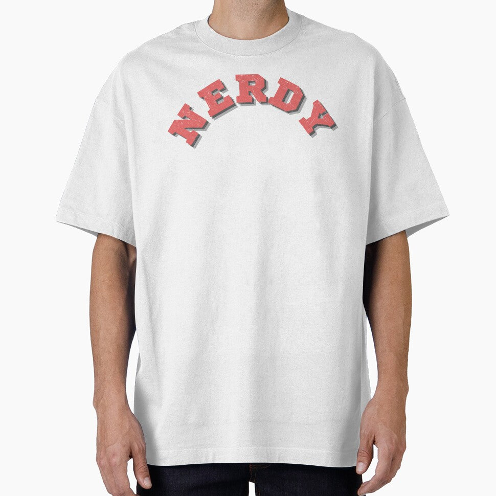 Nerdy – Bold Vintage Retro Sticker & T-Shirt by Fig Tree Lane - Art &Tees