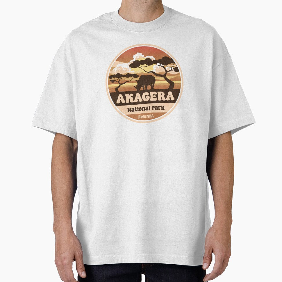 Akagera National Park Rwanda Vintage Safari Graphic by CynthiaGraphics