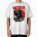Catzilla - Funny Cat Lover Kitten Kitty Short Sleeve 	 Small by suntochaufei