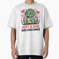 Cartoon Dinosaur, Just A Girl Who Loves Dinos by graphic-genie
