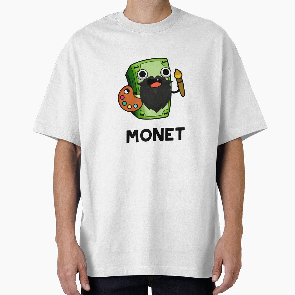 Monet Cute Artist Money Pun by punnybone