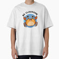 Be Clawsome Cute Positive Crab Pun by punnybone
