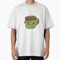 Kawaii Frankenstein Halloween Coffee Mug Cute Spooky Cup by ThaiArtShop