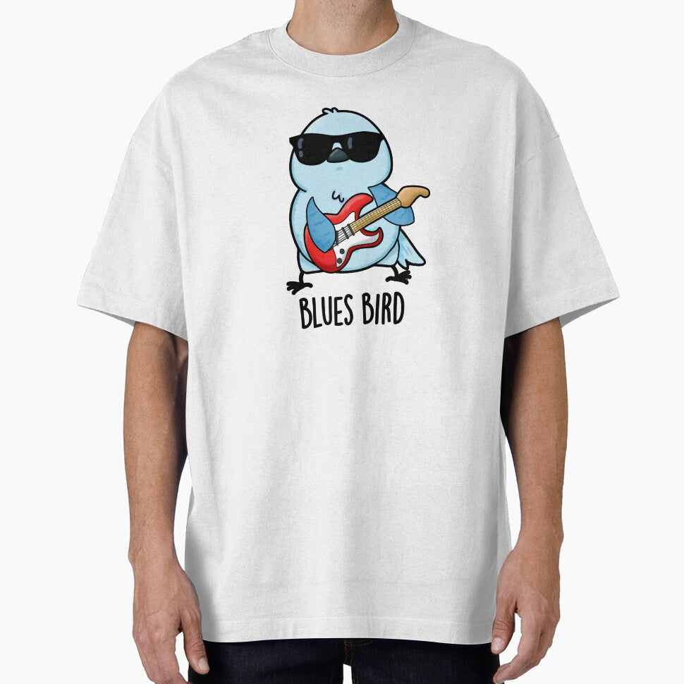 Blues Bird Funny Bluebird Pun by punnybone