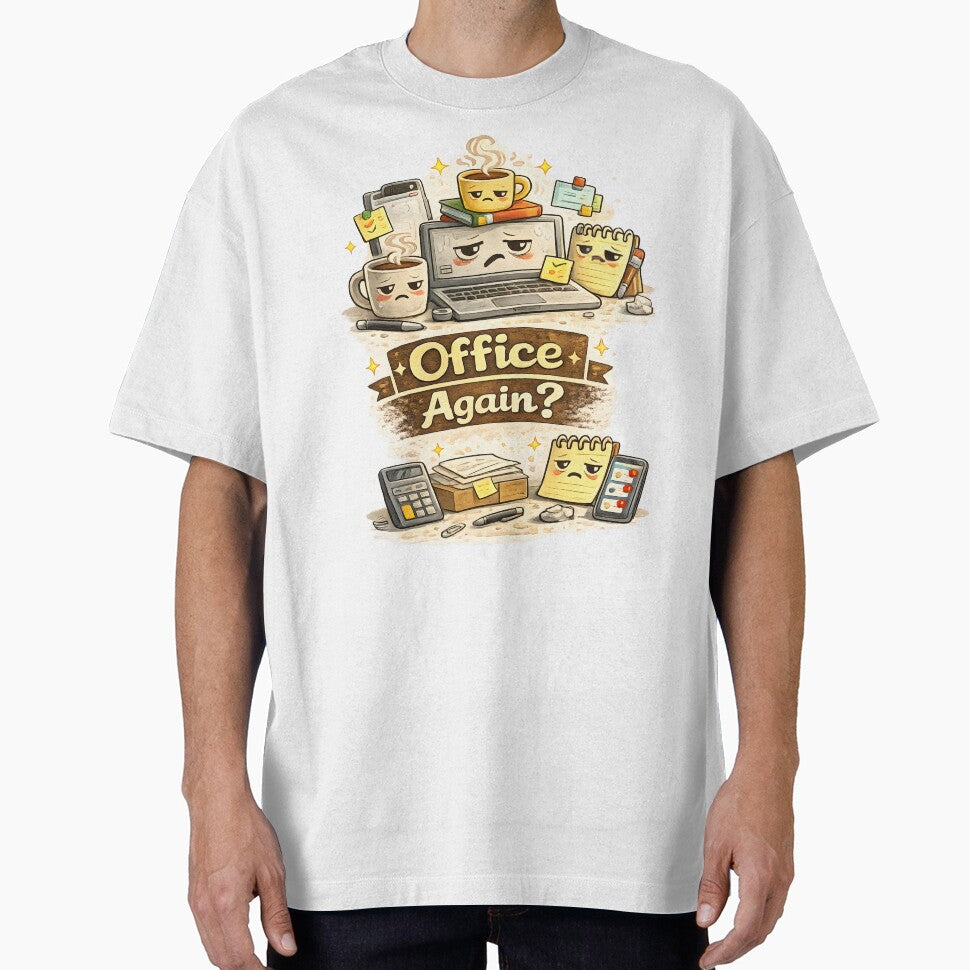 Office again? – Funny Office Life Coffee Work Humor Cute Desk Design by Hischers Solution