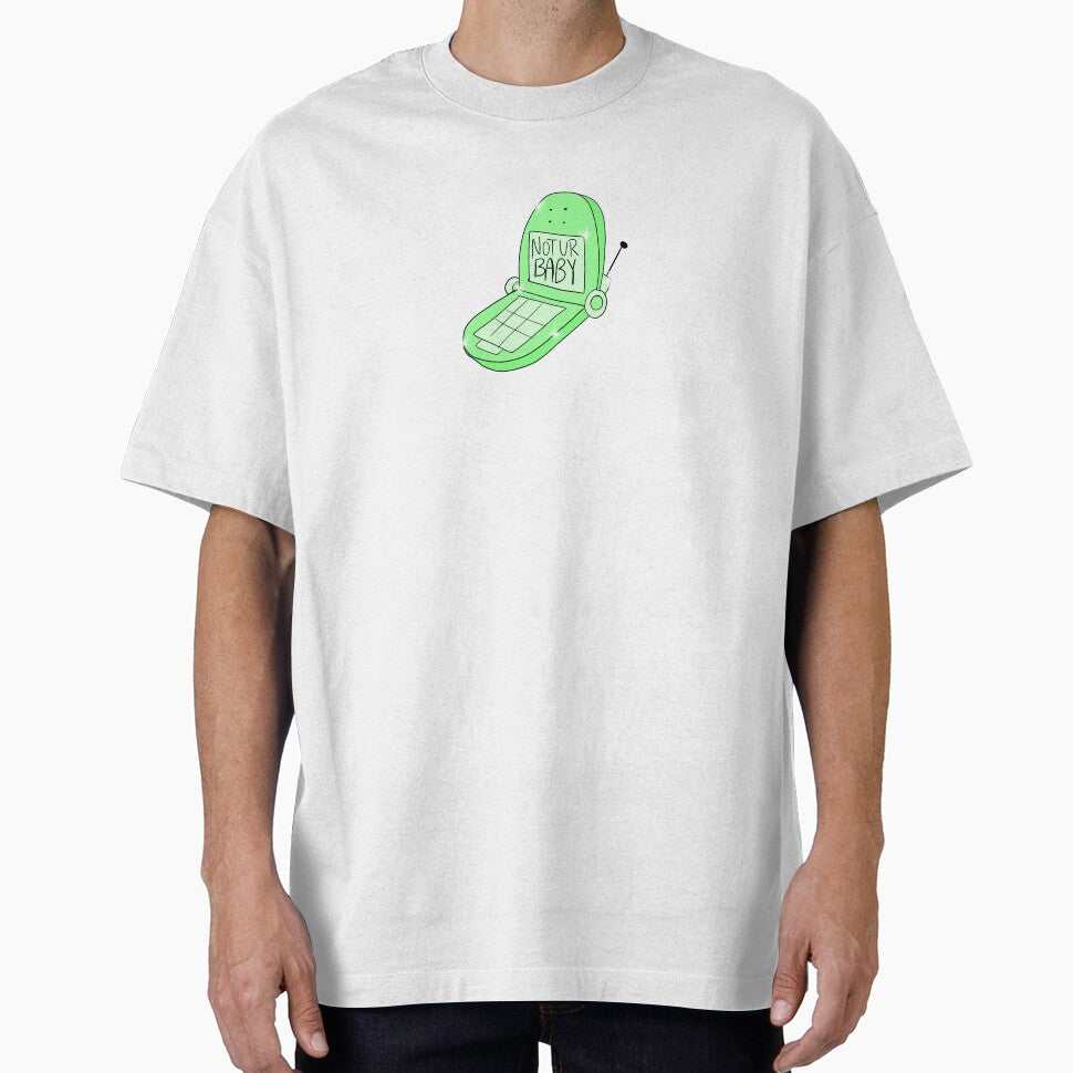 Not Ur Baby Flip Phone (green) by gross-girl99