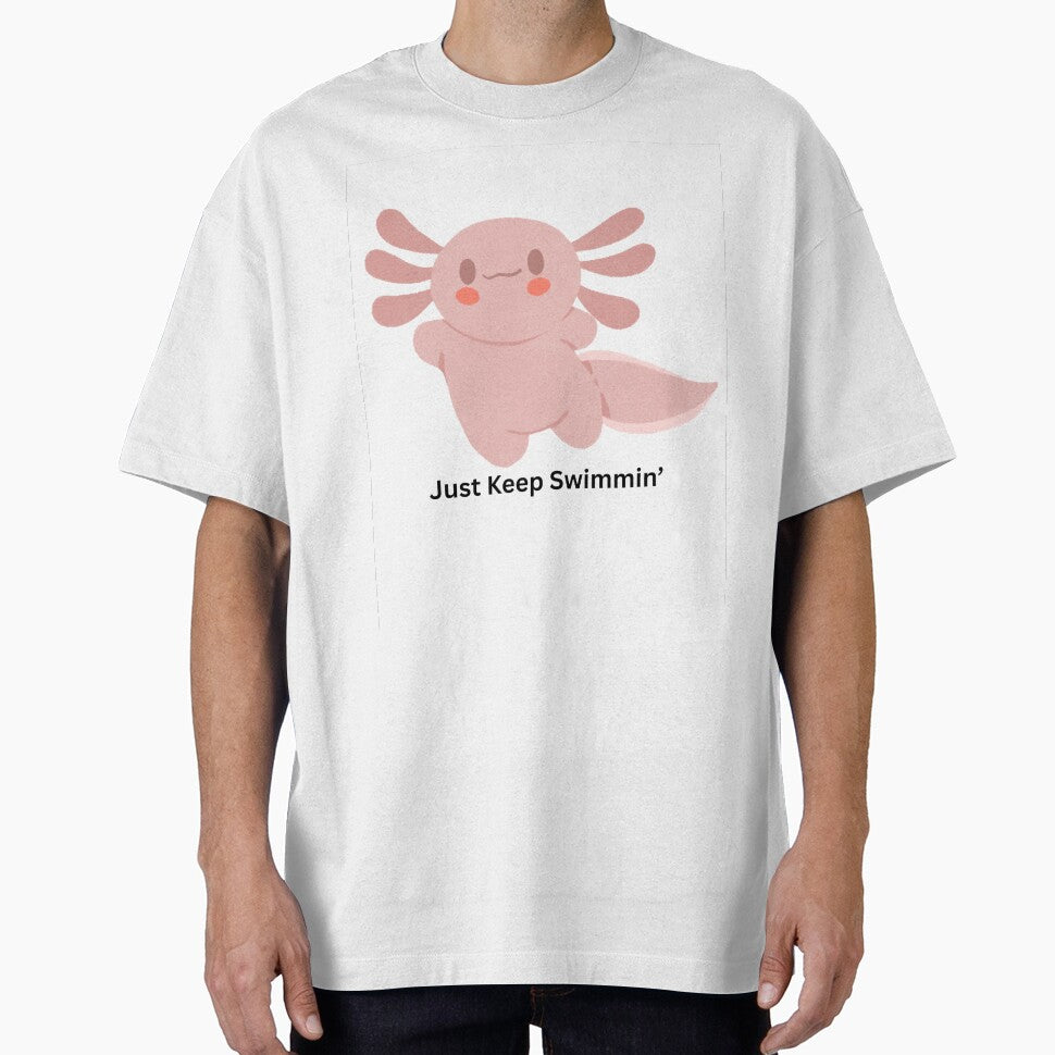 Cute Axolotl Kawaii Pastel Animal Design by CozyMomDesigns