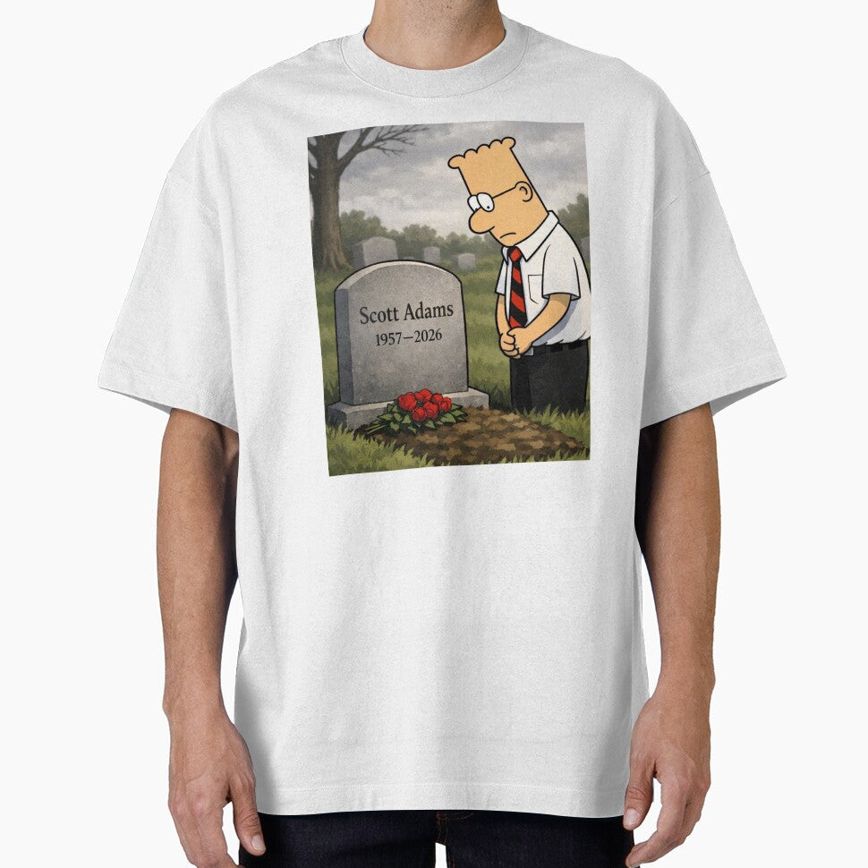 dilbert cartoon RIP scott Adam by trozstreet