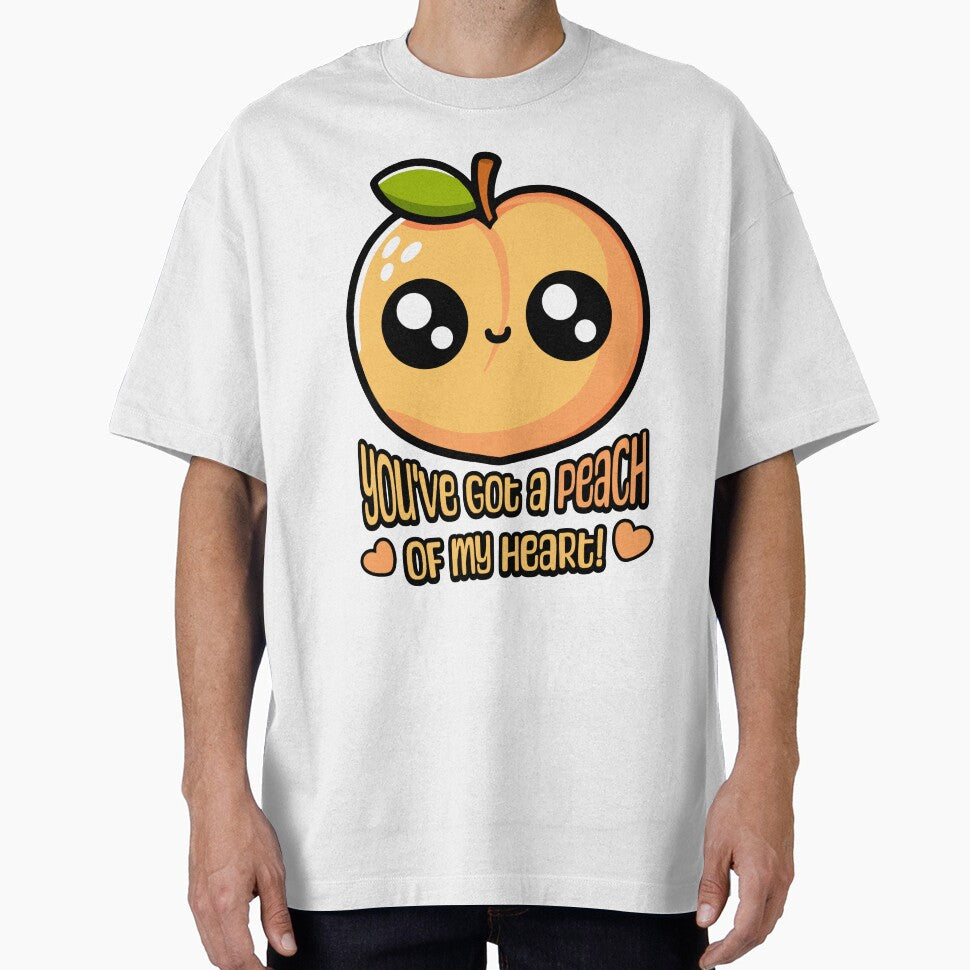 You've Got A Peach Of My Heart! Cute Peach Pun by PMCreative