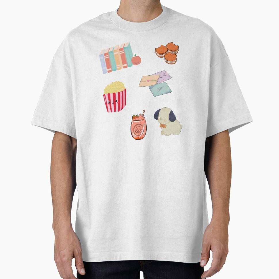 Mix Random Daily Stuff Kawaii Aesthetic Calming | Stationery Letter Drinks Food Pet by katagnesart