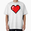 red heart pixel by ipoppppp