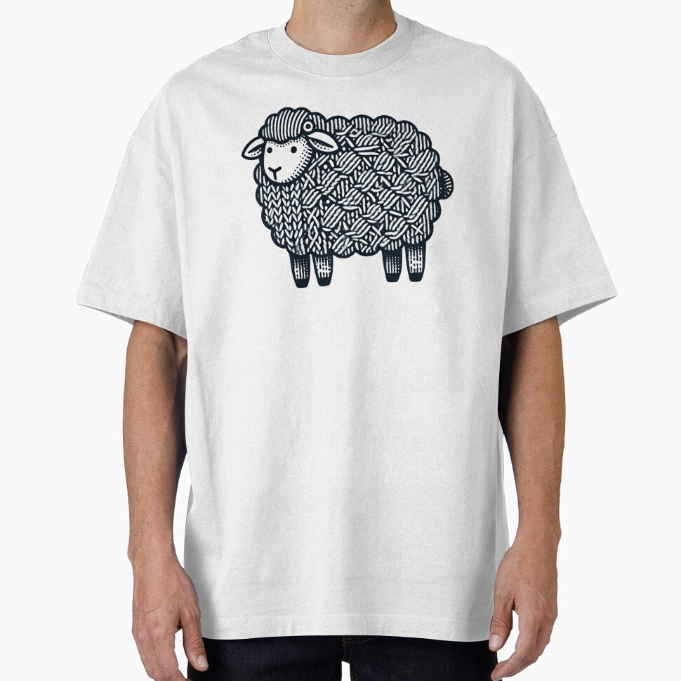 Knitted sheep by improv-biber
