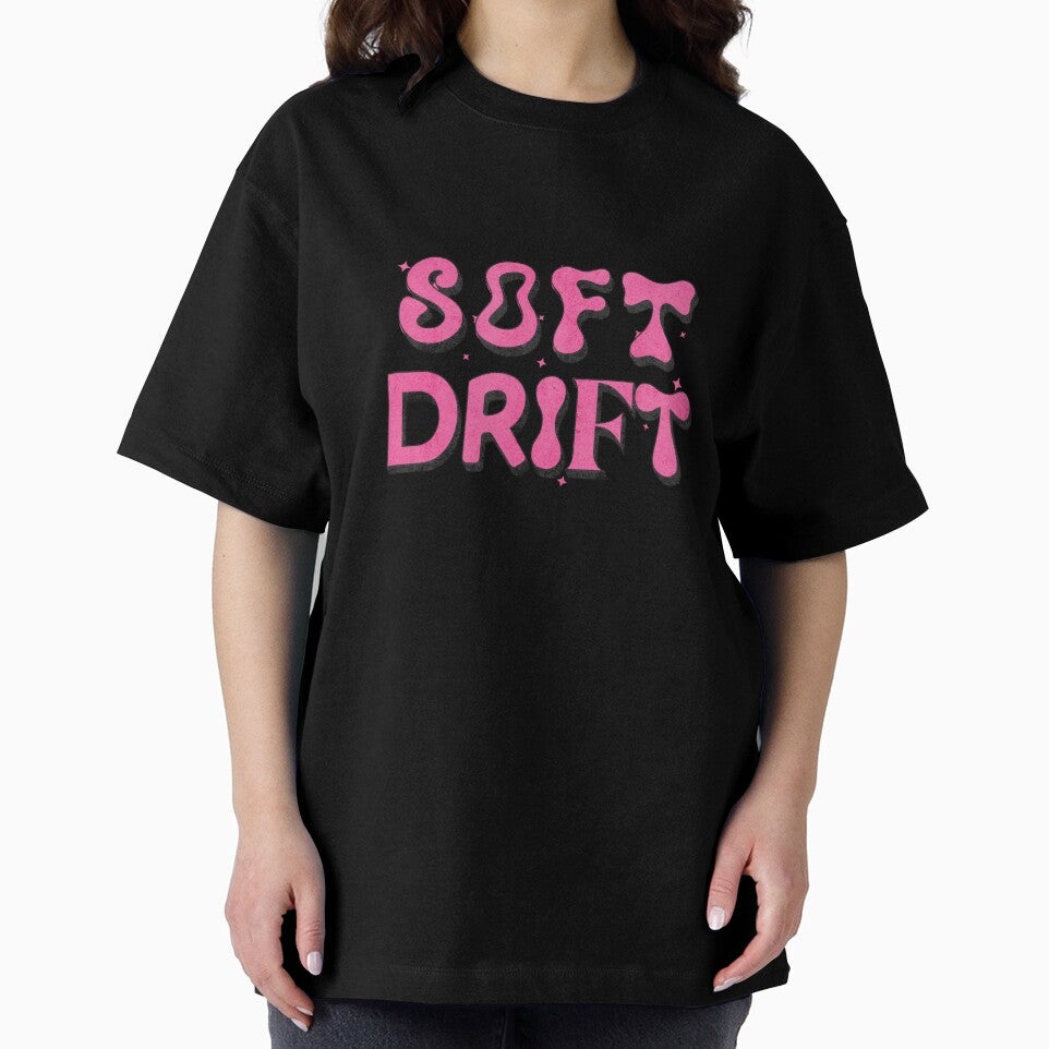 Soft Drift – Pink Aesthetic Typography Sticker by zaviii18