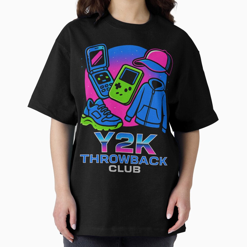 Y2K Throwback Club - Retro 2000s Nostalgia Aesthetic by HROC