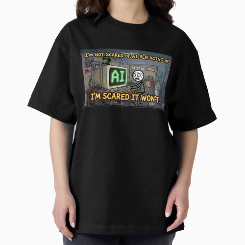 "I'm Not Scared of AI" – Funny Relatable Office Work Humor by MarcjannaArt