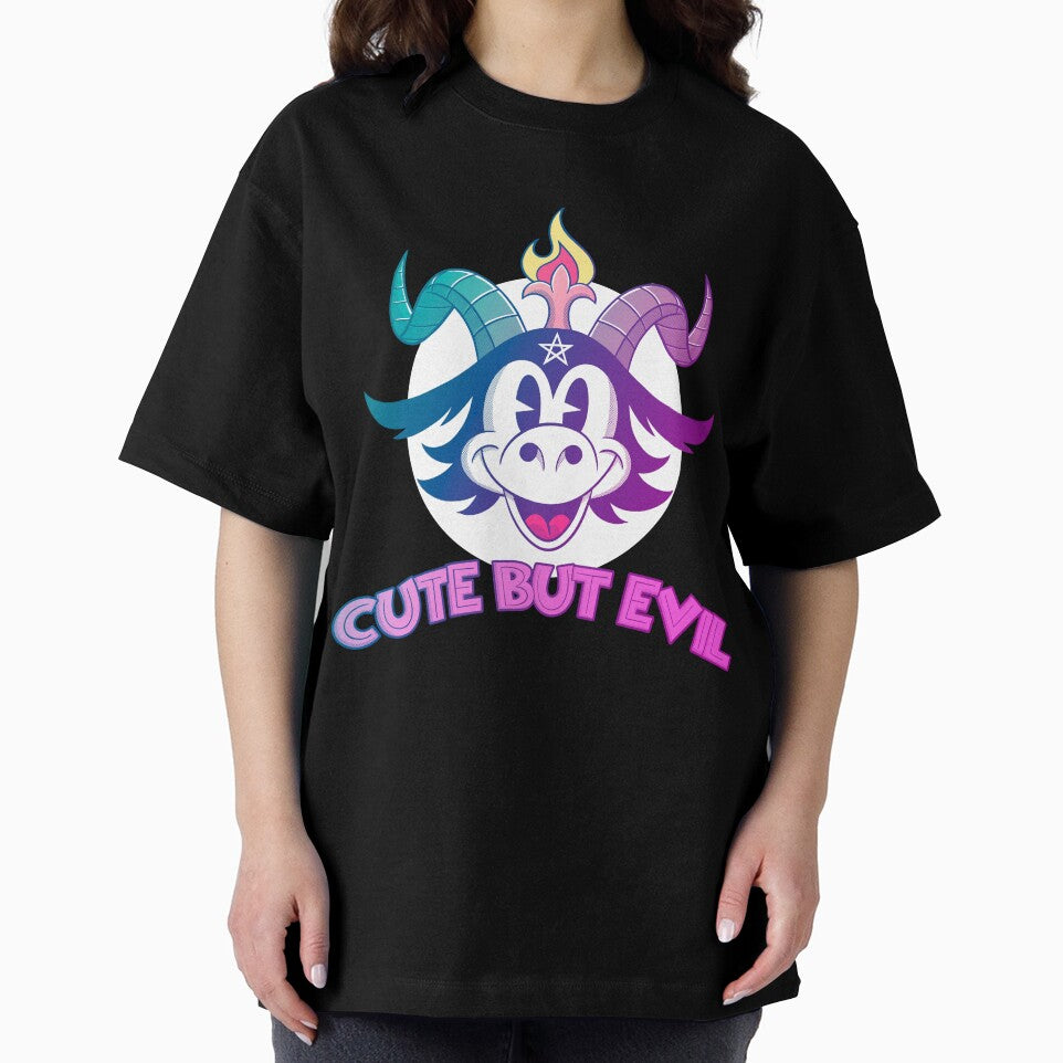 Blackcraft Pastel Goth Baphomet Cute but Evil pink by AlteregoShop