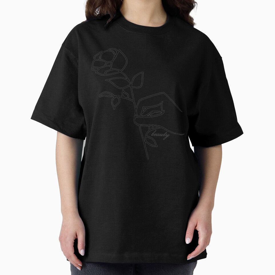 Simple Flower Outline Beauty by RoemDesigns