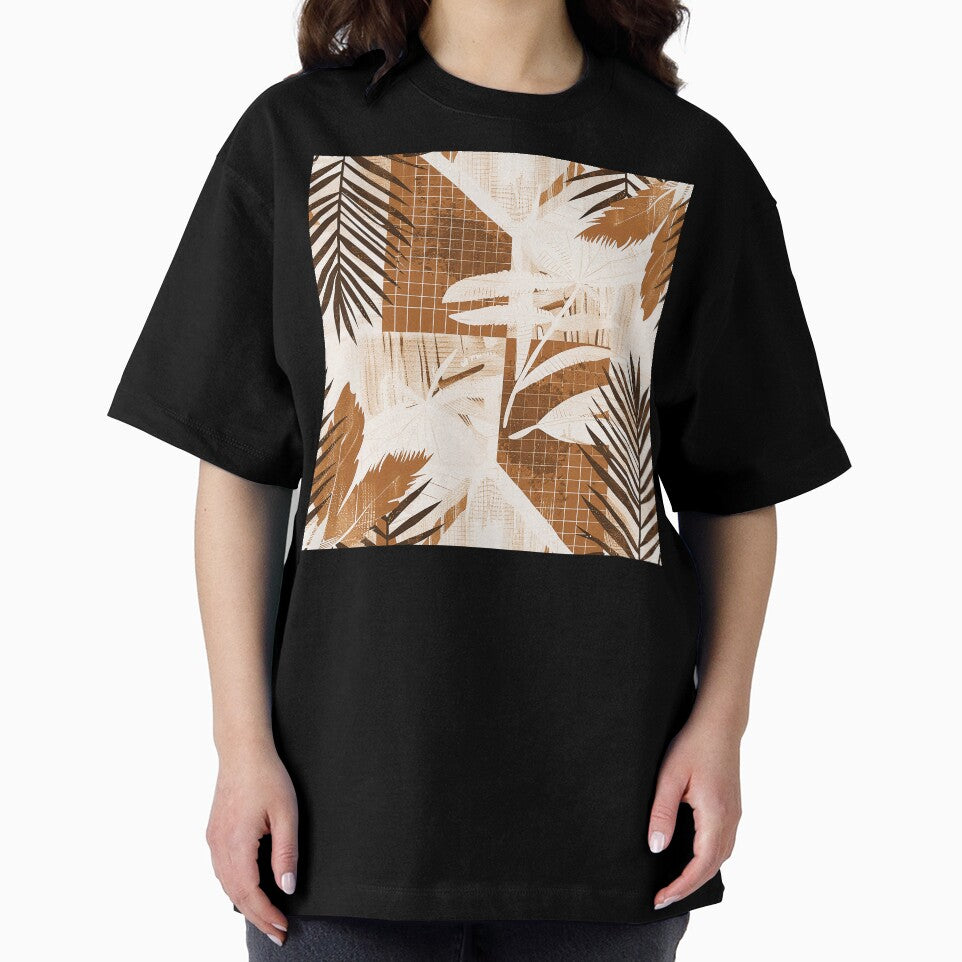 Boho Earth Tones And Caramel Hues Abstract Art by DEC02