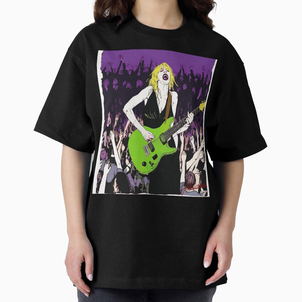 Courtney Love Live Grunge Guitar Riot Art by Artisticanvas