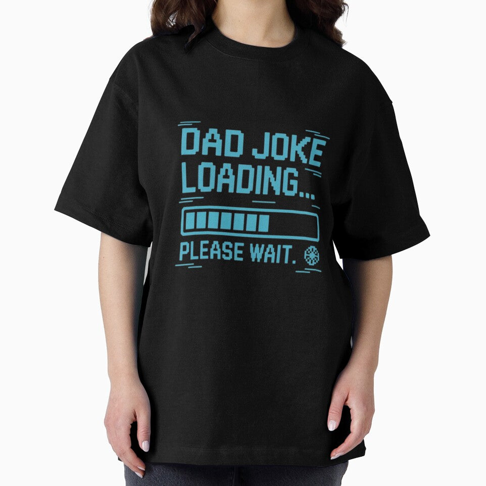 Dad Joke Loading Please Wait – Funny Tech Dad Shirt by cookigraphic