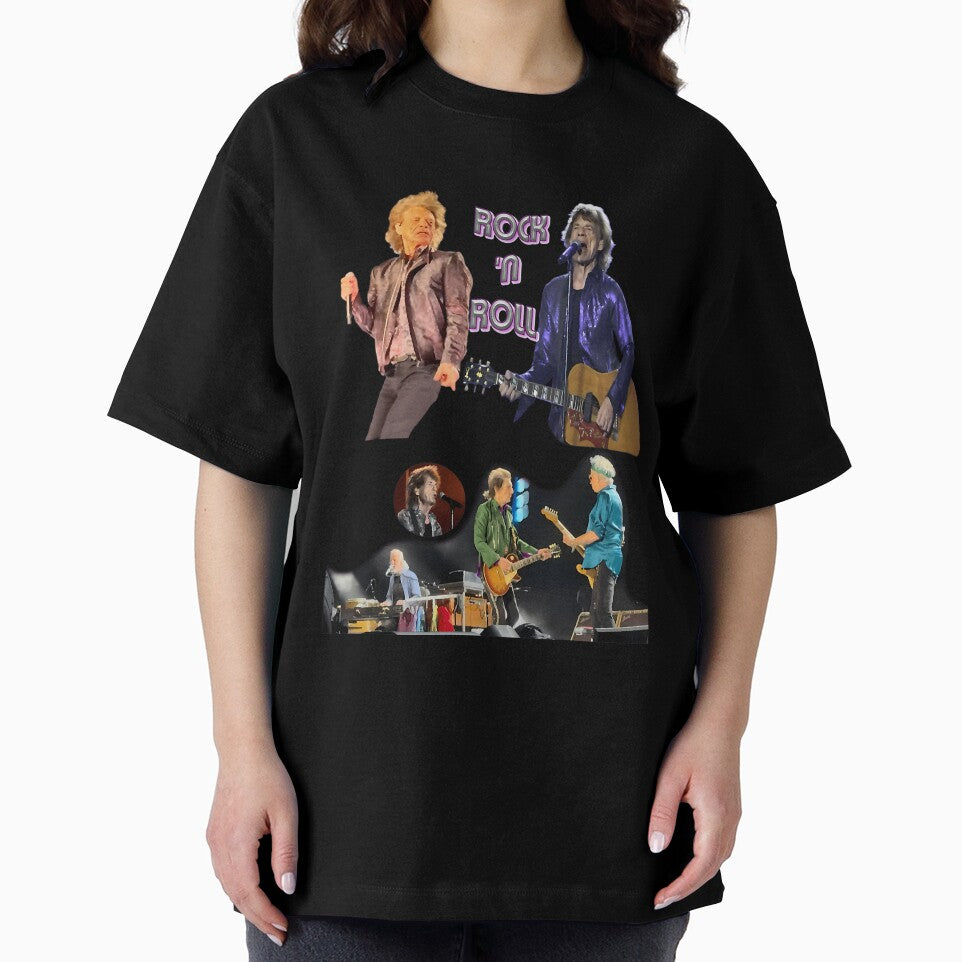 Rock N Roll With The Rolling Oversized by Eco Merch