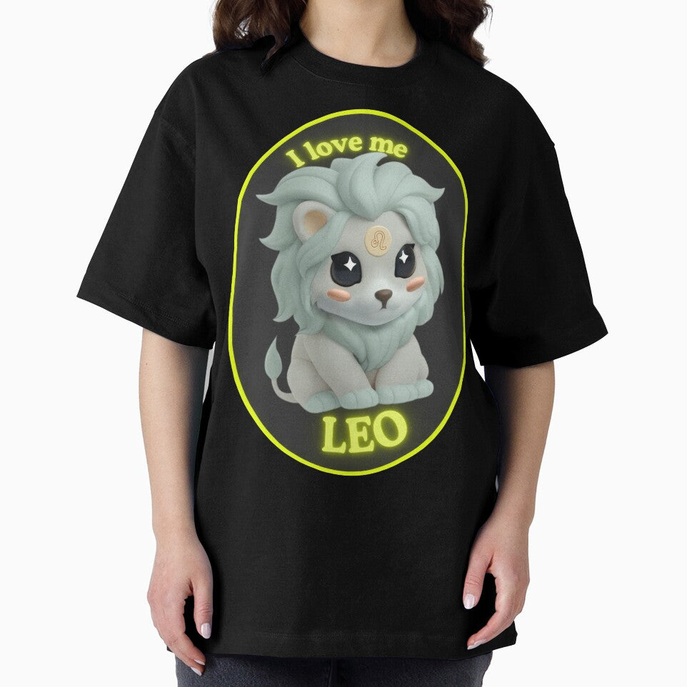 The Zodies Leo “I Love Me” Neon Badge by stickeeyard