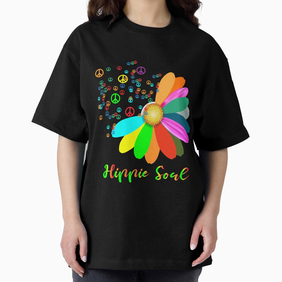 Daisy Peace Sign Hippie Soul , Flower Lovers by shinoshop