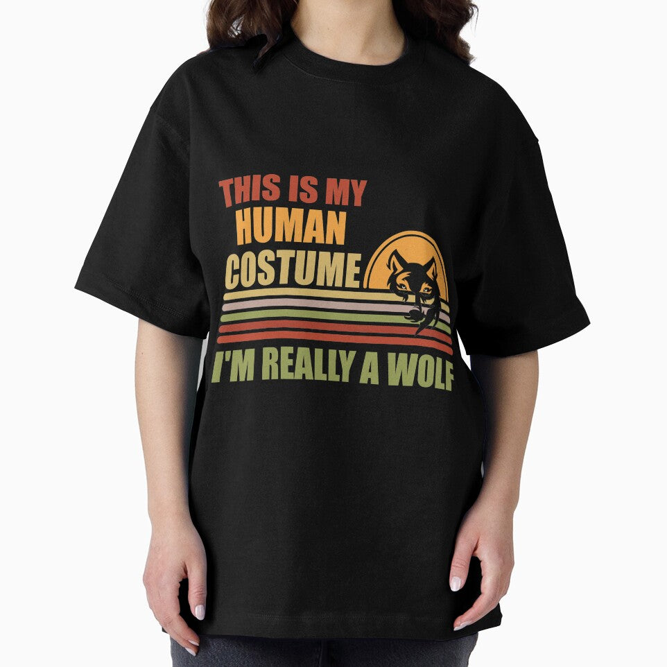 This is My Human Costume I'm Really a Wolf Shirt Men S SK by andregiftshopzz