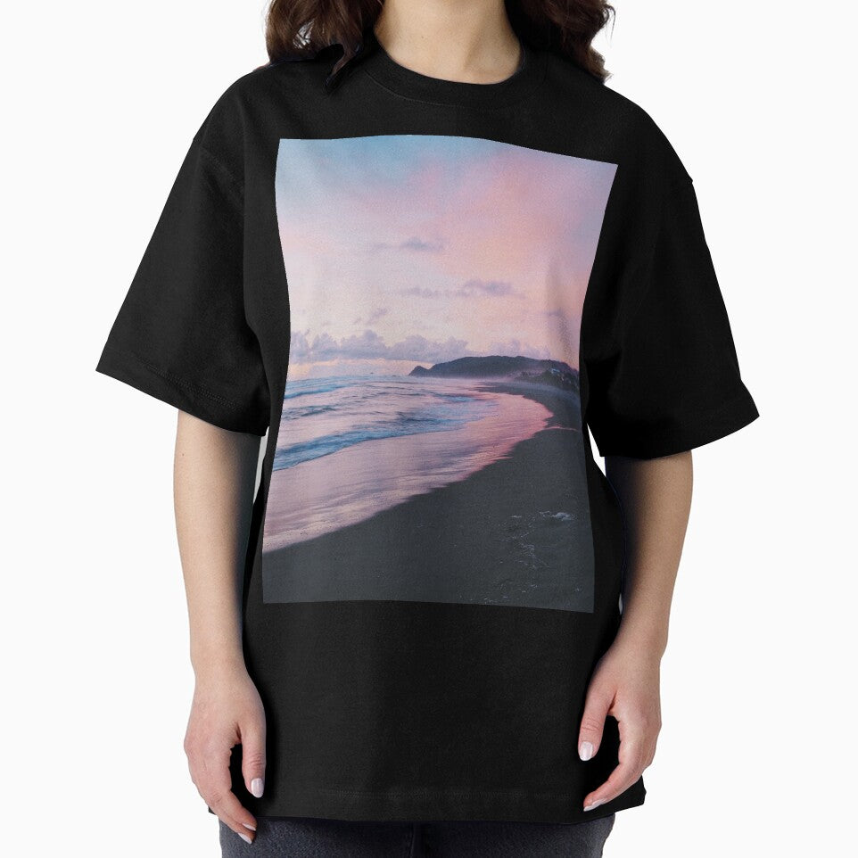 Pink Cotton Candy Sunset Beach by newburyboutique