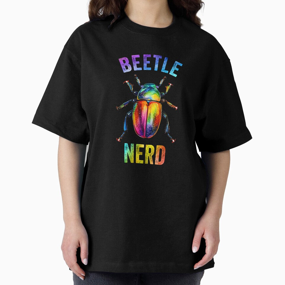 Beetle Nerd Colorful Watercolor Beetle by Zurickdesigns
