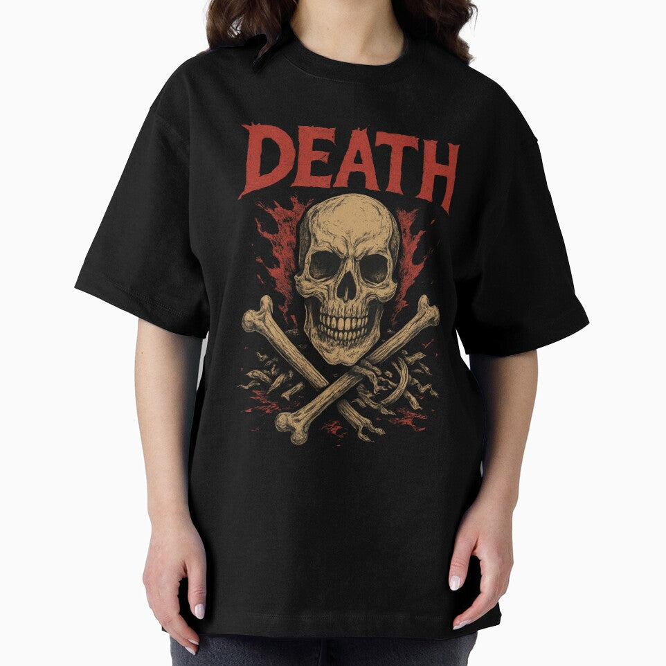 Metal Oversized T-Shirt by Jackfruitss