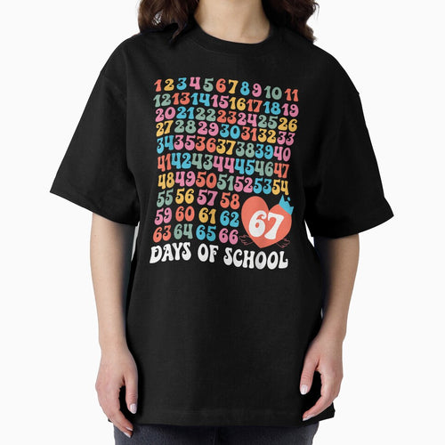 67Th Day Of School Teacher Kids Funny Six Seven 100Th Days by merlinnears