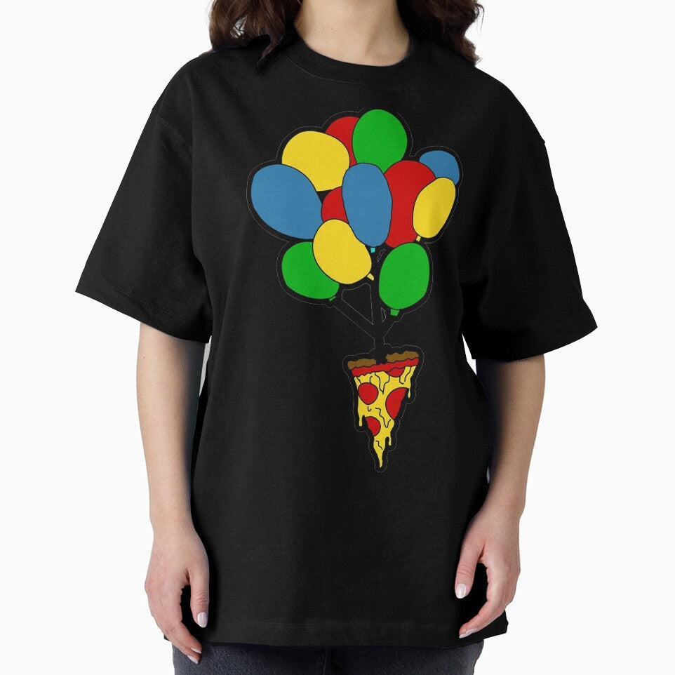 Floating Pizza meme, Floating Pizza stickers, Floating Pizza shirt For Mom Dad Kids by yota habi