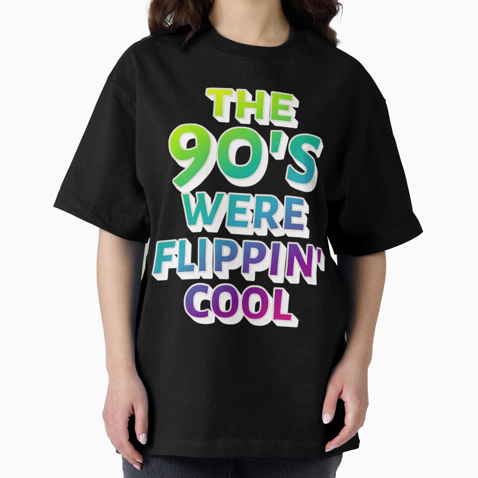 Colorful The 90'S Were Flippin' Cool Ombre Pastel Retro Style Design by ahronmitch4961
